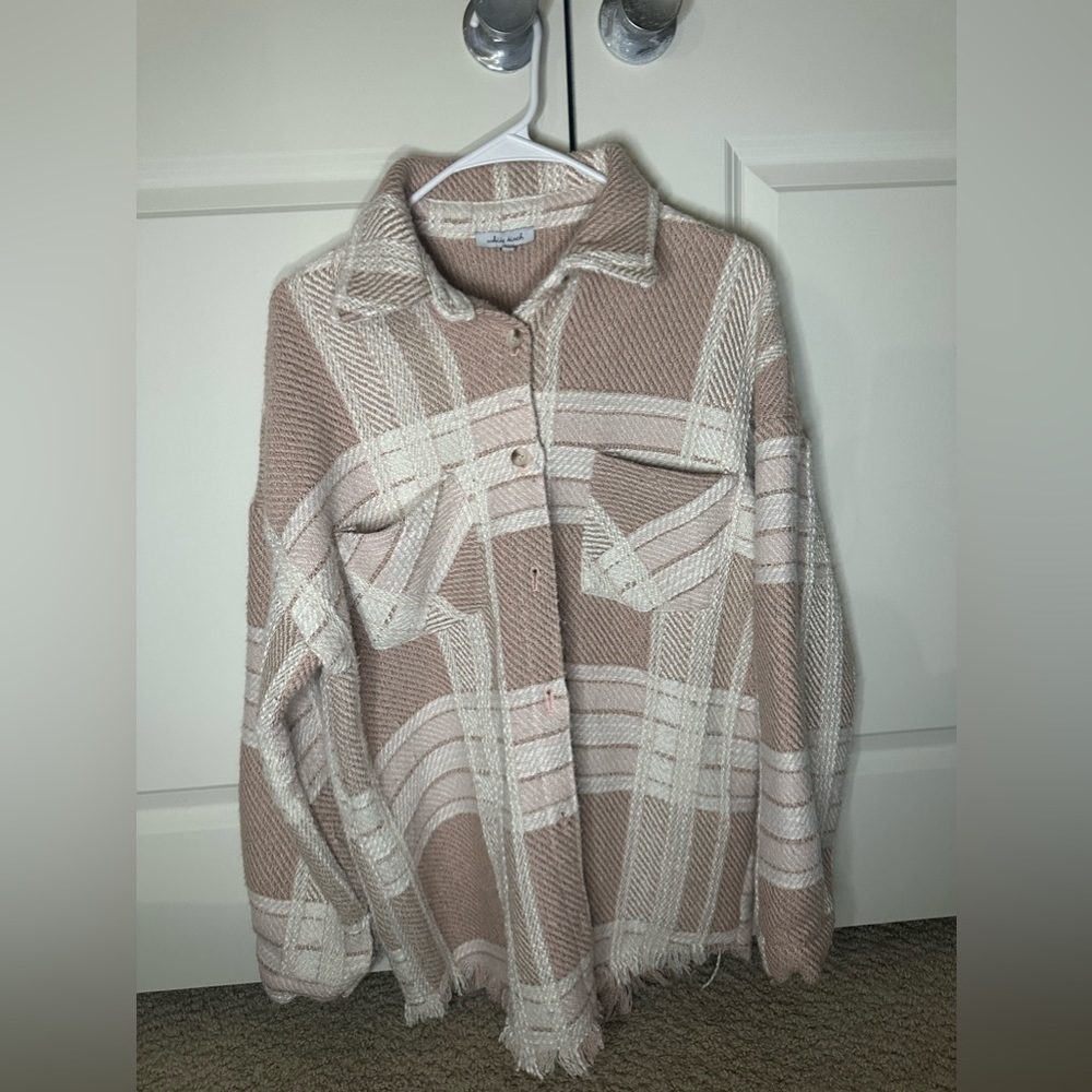 White birch flannel jacket